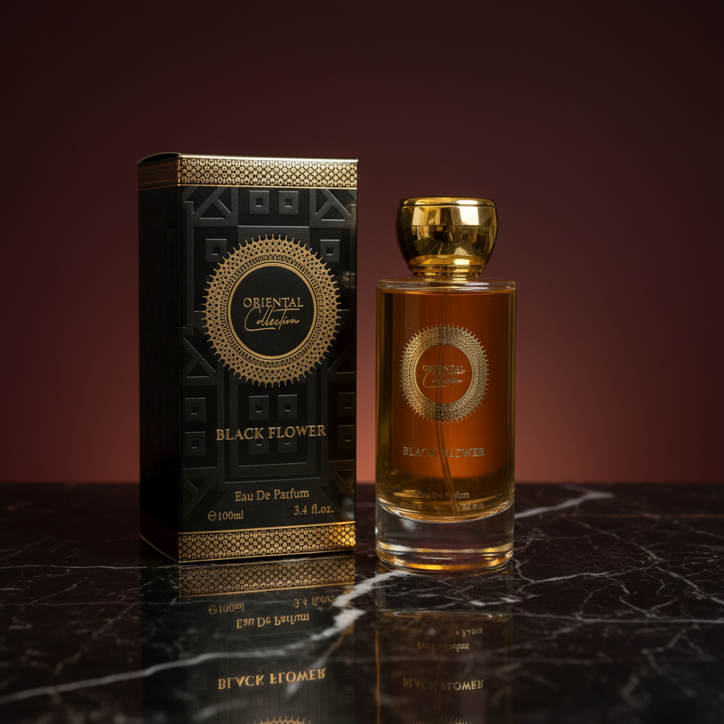 100 ml EDP BLACK FLOWER sinnlich süßer, aufregender Unisex-Duft