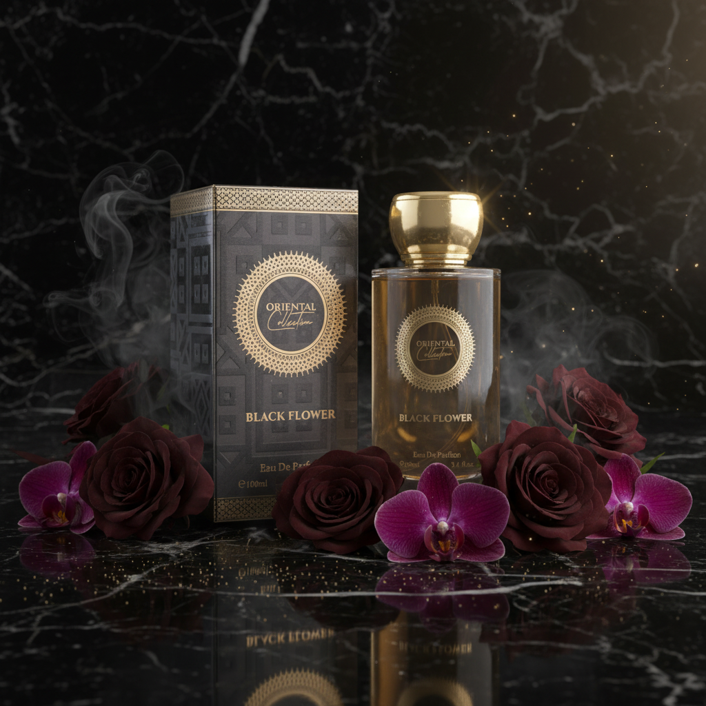 100 ml EDP BLACK FLOWER sinnlich süßer, aufregender Unisex-Duft 7 