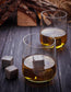 Dallas Whiskeys Glas Geschenk mit Eiswürfelbereiter und 6 Whiskey-Steinen