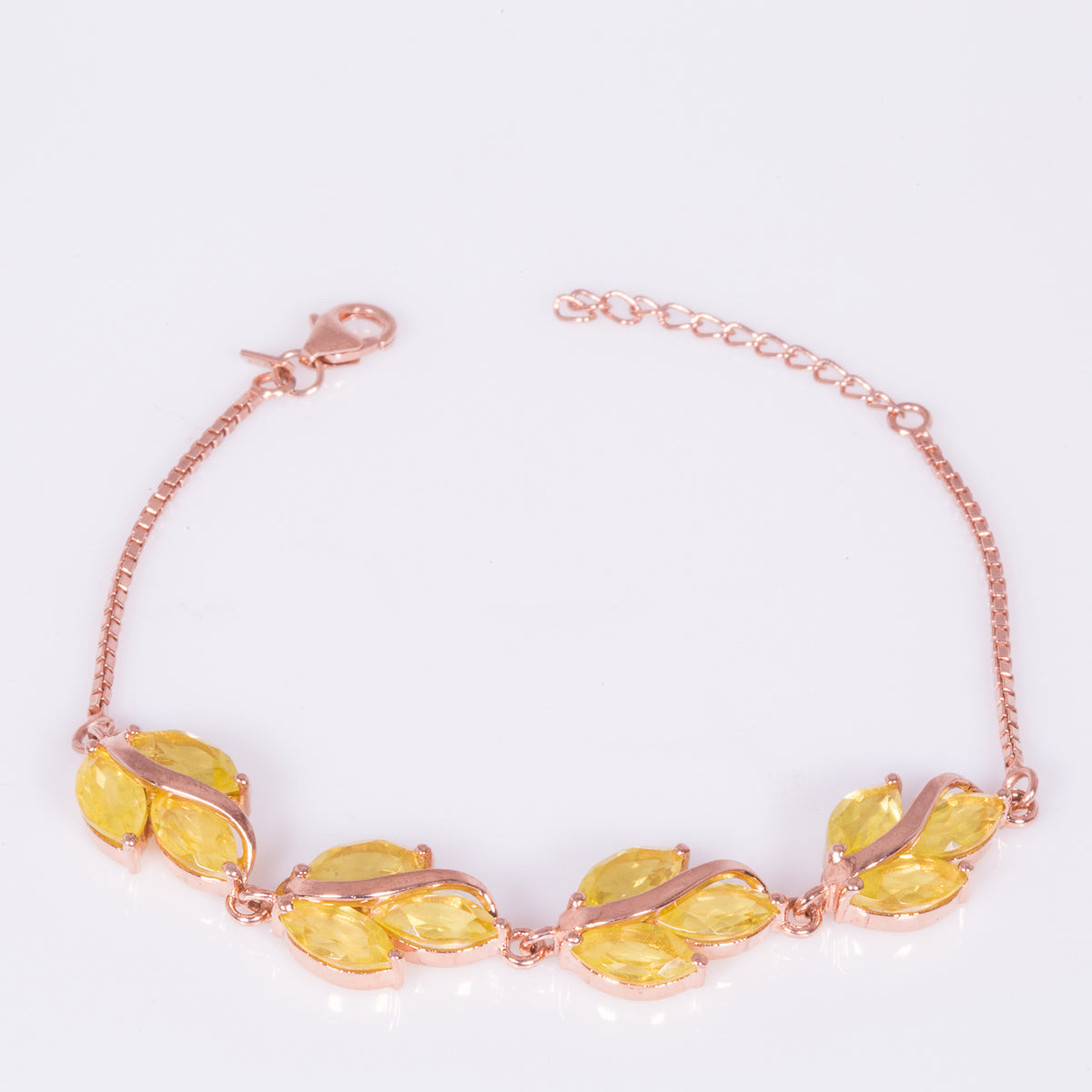 Goldplattiertes Silberarmband mit künstlich hergestelltem Diaspor 1 