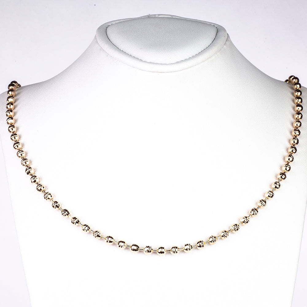 Halskette aus goldplattierter Legierung 1 