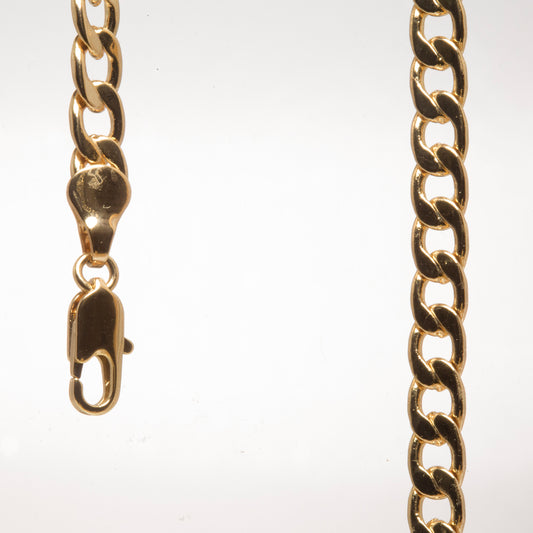 Halskette aus goldplattierter Legierung