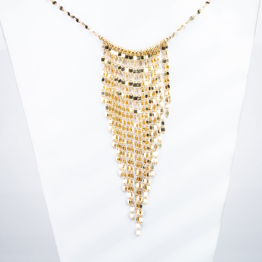 Goldplattierte Silberhalskette 1 