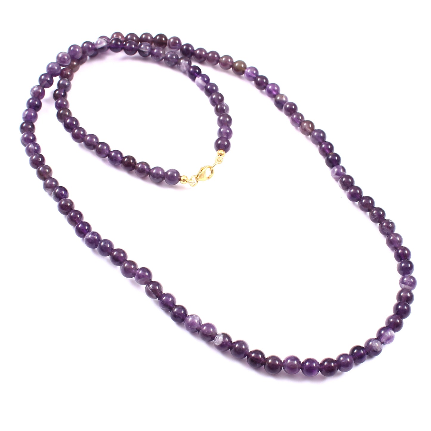 schmuckgarnitur aus Goldplattierte Silber mit Amethyst