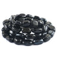 Nugget Halskette mit schwarzem Onyx