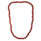 Schmuckgarnitur aus künstlicher Perle mit rotem Onyx