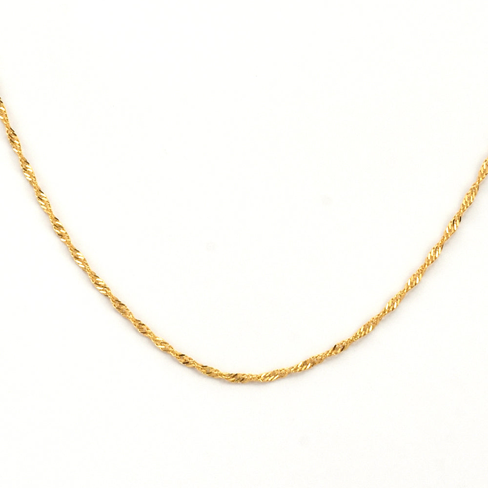 Goldplattierte Silberhalskette 2 