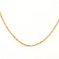 Goldplattierte Silberhalskette
