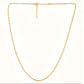 Goldplattierte Silberhalskette