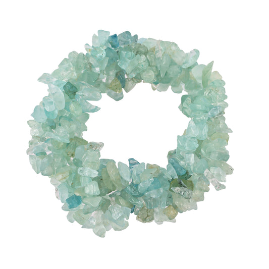 Nugget Armband mit Aquamarin