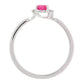 Silberring mit Thai Rubin