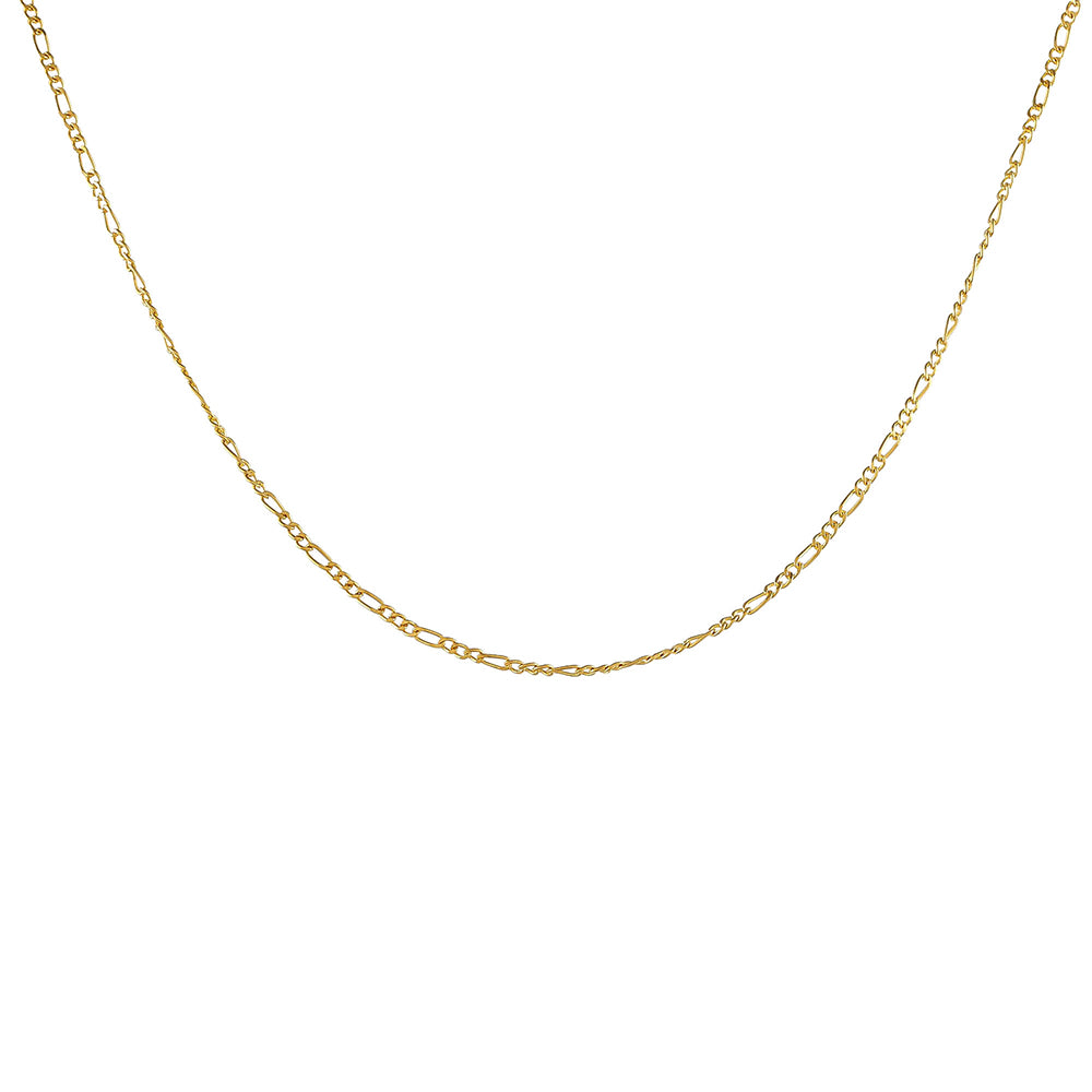 Goldplattierte Silberhalskette 1 