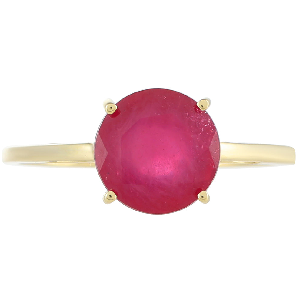 Goldring mit Thai Rubin 1 