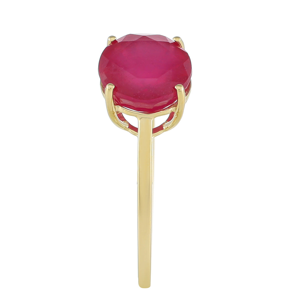 Goldring mit Thai Rubin