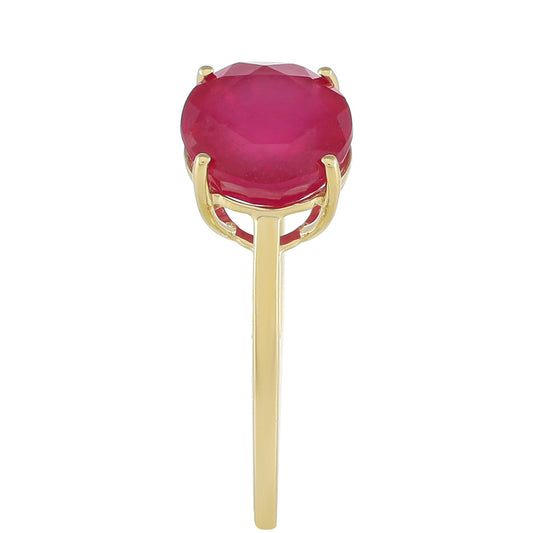 Goldring mit Thai Rubin