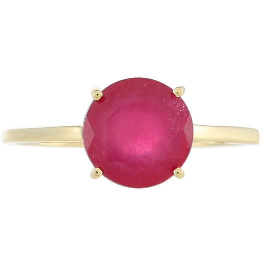 Goldring mit Thai Rubin