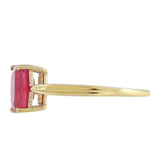 Goldring mit Thai Rubin