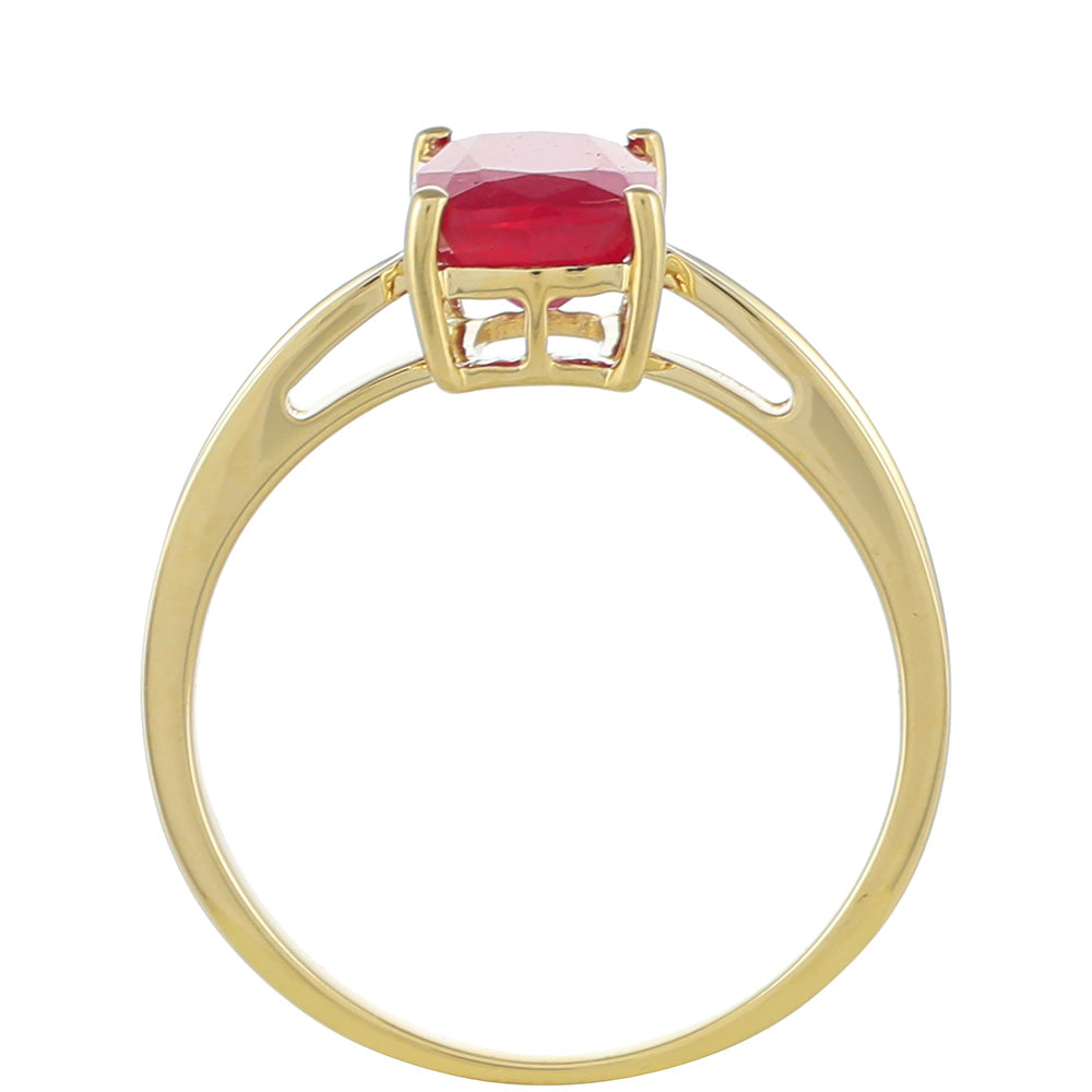 Goldring mit Thai Rubin