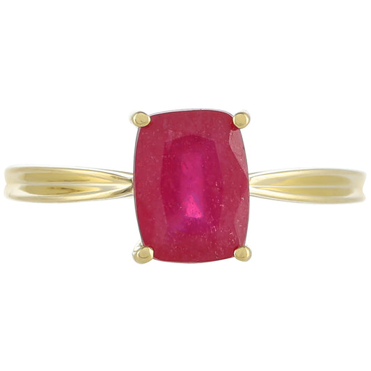 Goldring mit Thai Rubin