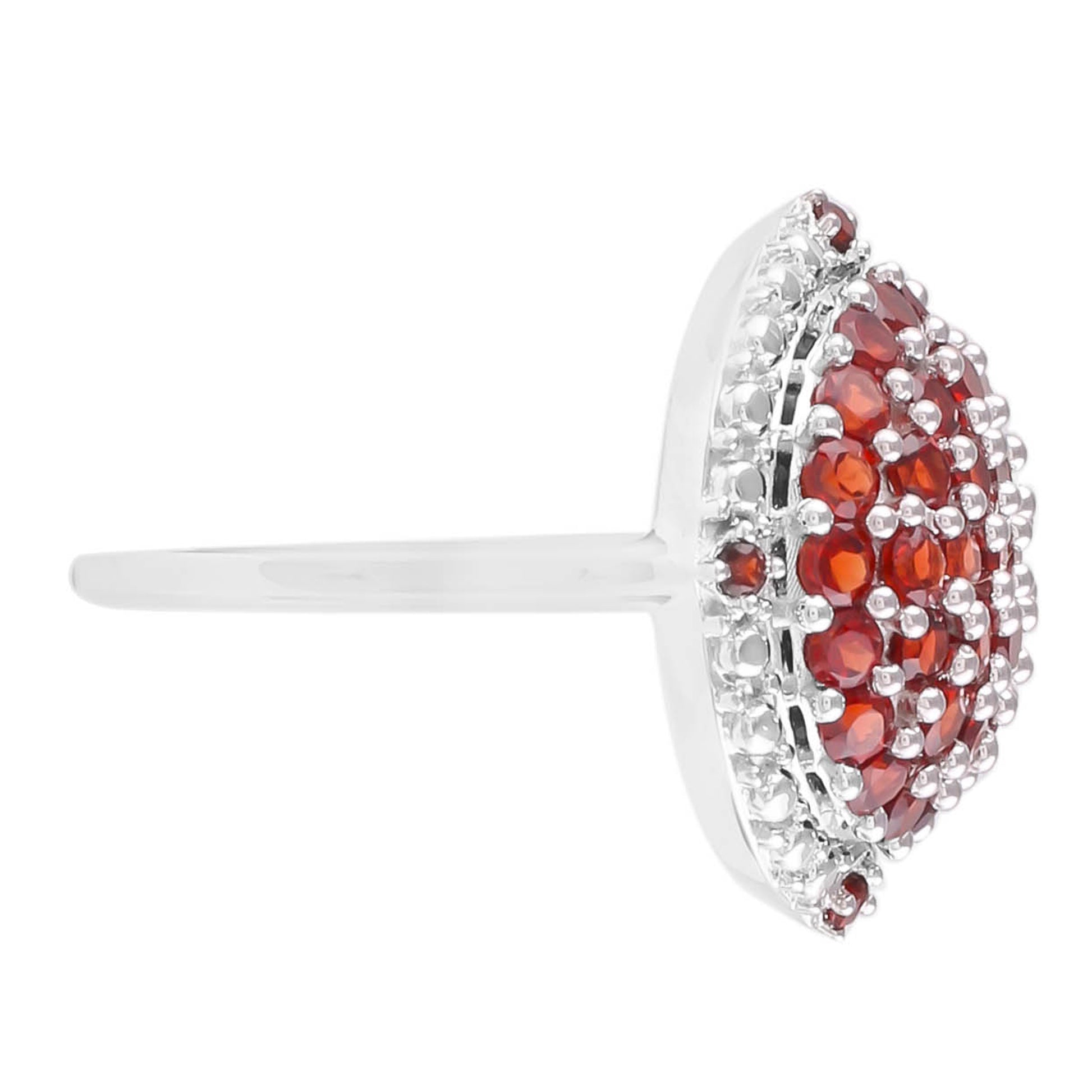 Silberring mit Granat aus Mosambik 2 