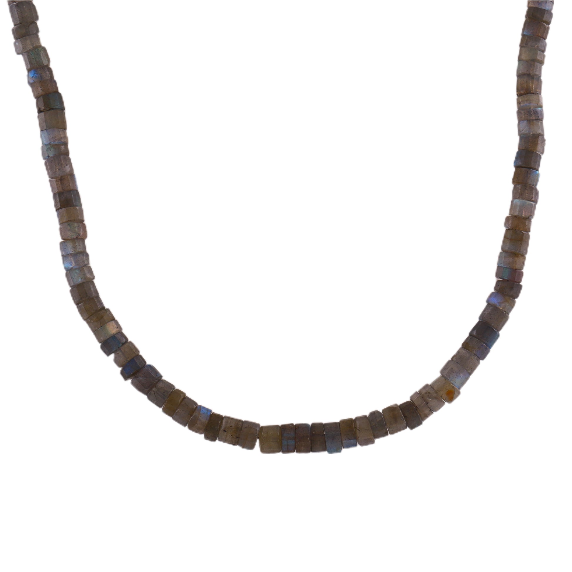 Silberhalskette mit Labradorit 1 