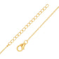 Goldplattierte Silberhalskette mit Zuchtperle und rotem Quarz