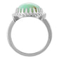 Silberring mit Mint Chrysoprase