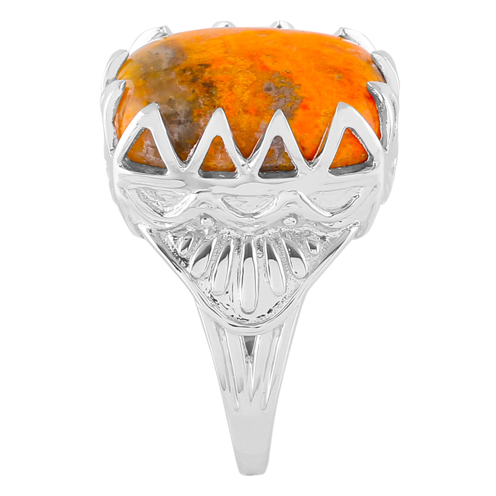 Silberring mit Hummeljaspis 4 