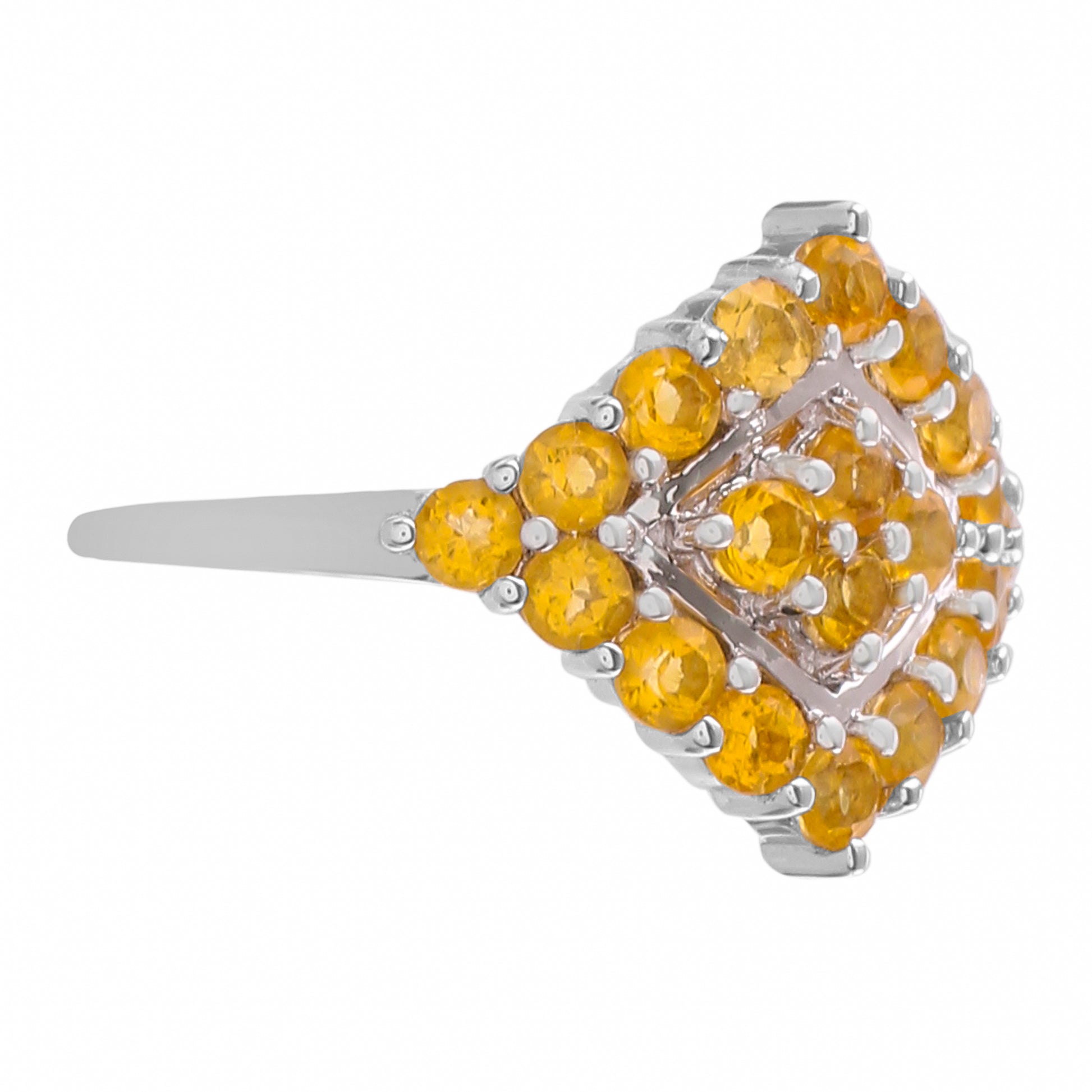 Silberring mit Zitrin 2 