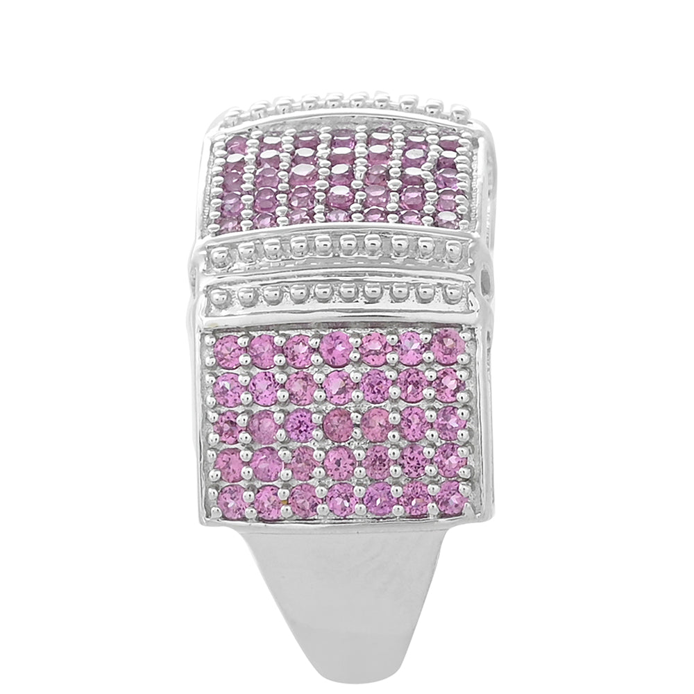 Silberring mit Rhodolith Granat 2 