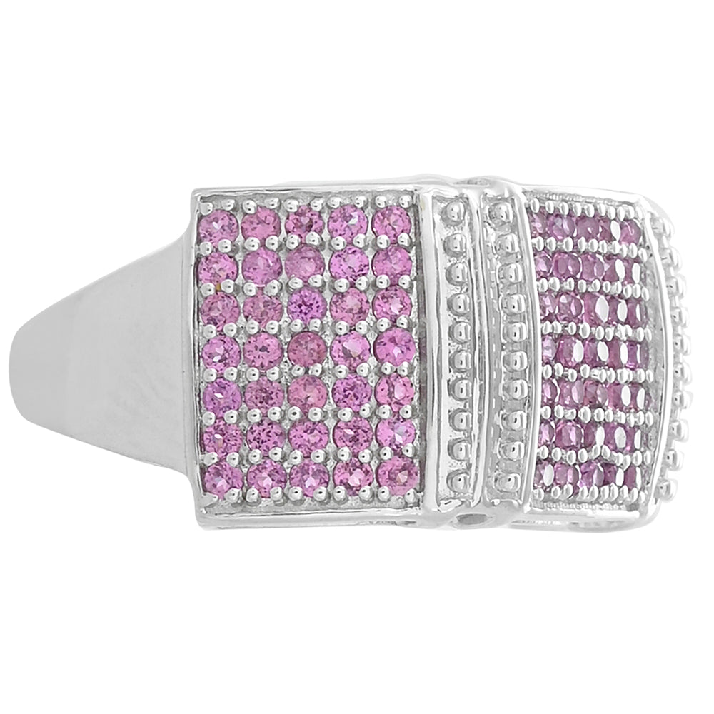 Silberring mit Rhodolith Granat 3 