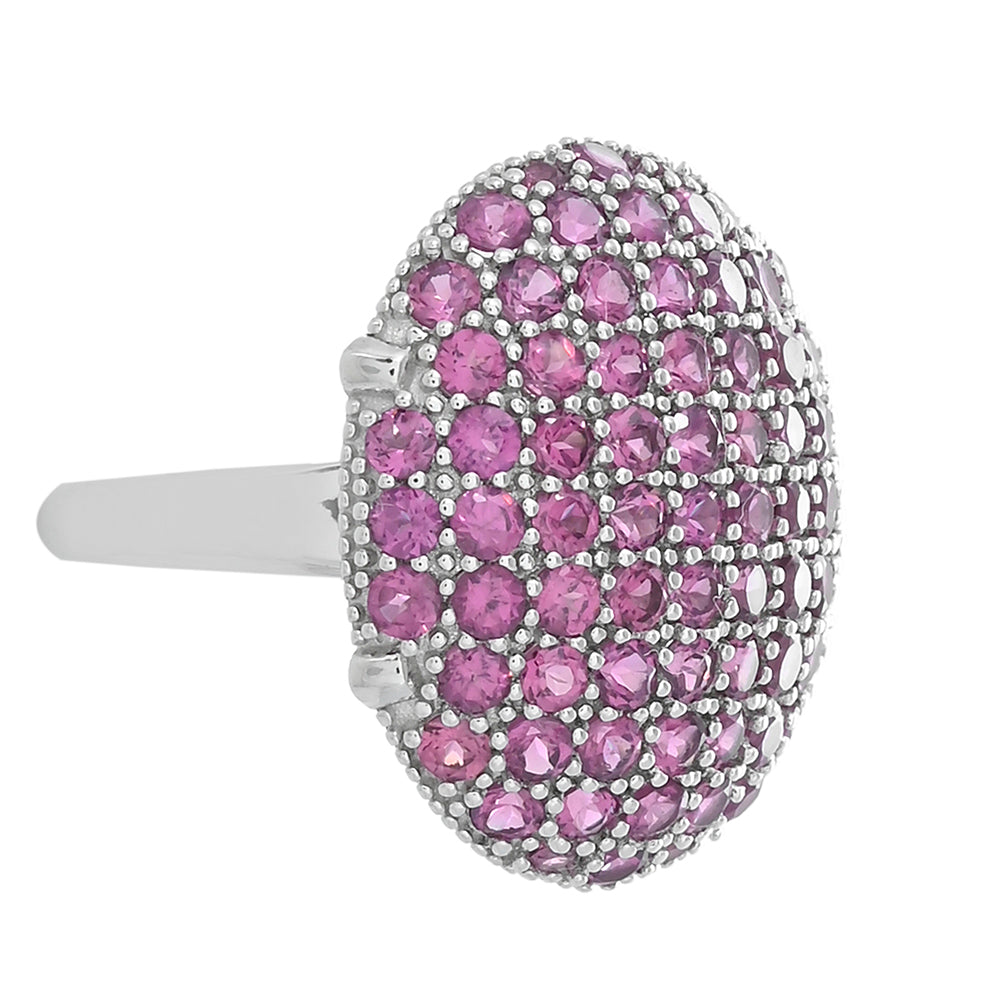 Silberring mit Rhodolith Granat 2 