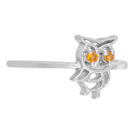 Silberring mit Zitrin