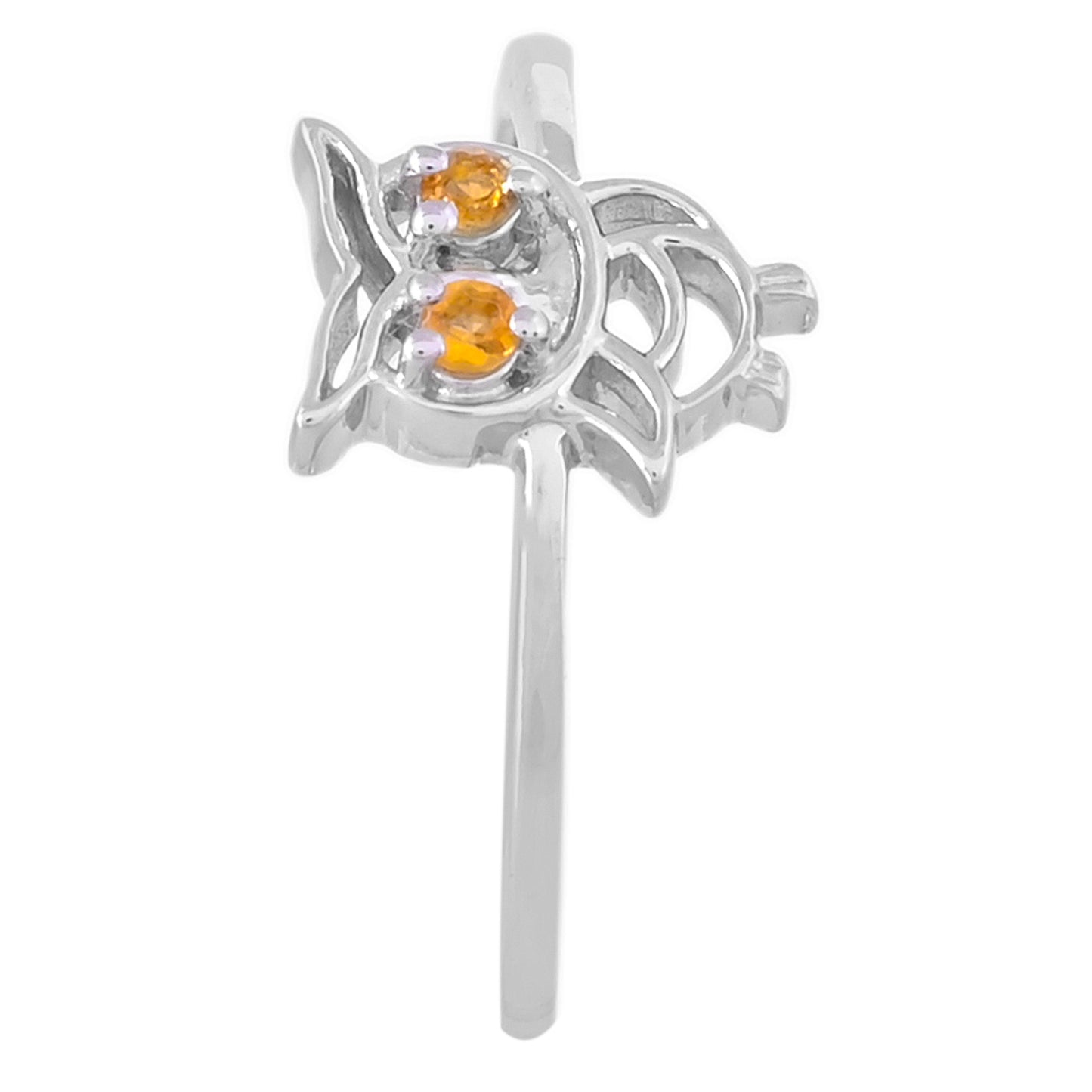 Silberring mit Zitrin