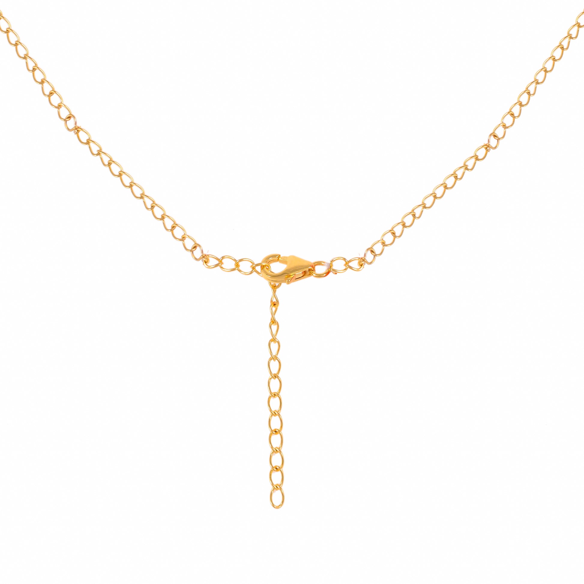 Goldplattierte Silberhalskette mit Karneol 2 