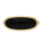 Goldplattierter Silberring mit schwarzem Onyx