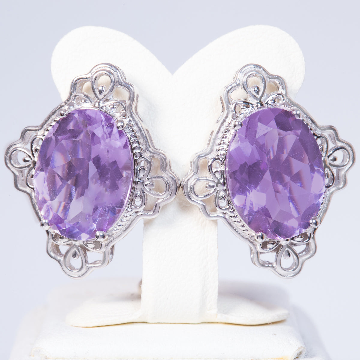Silberohrringe mit Amethyst aus Artigas 1 