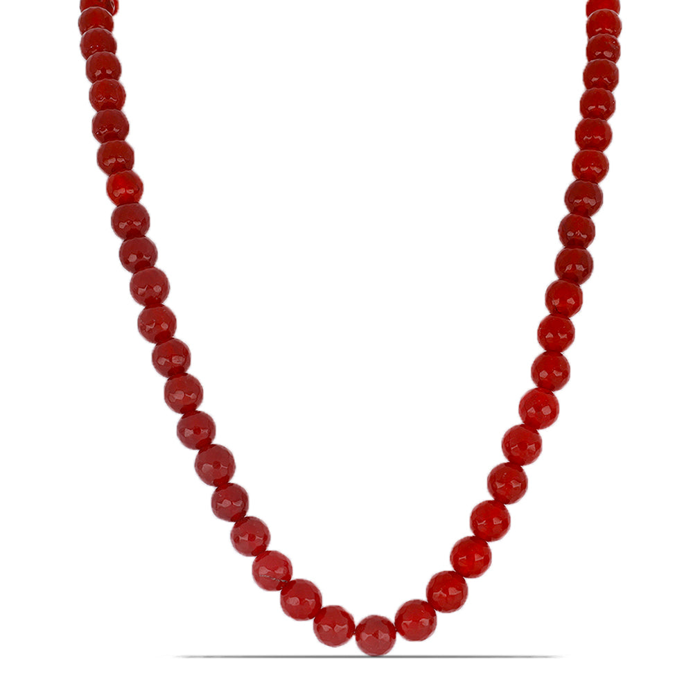 Nugget Halskette mit rotem Quarz aus Modoc County 1 