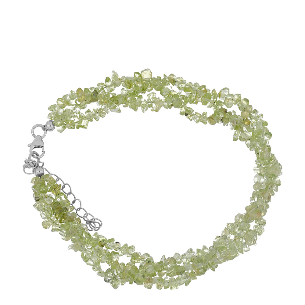 Silberarmband mit Peridot aus Changbai 1 