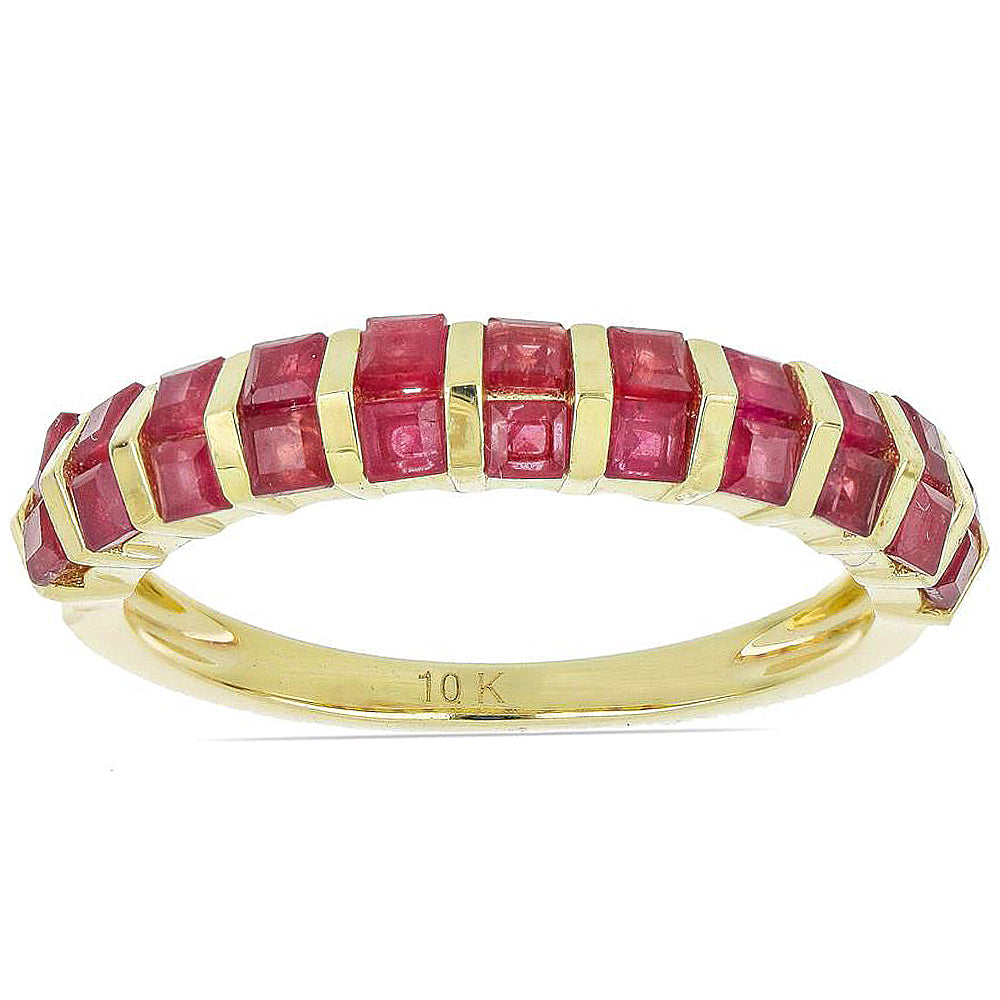 Goldring mit Rubin aus Madagaskar