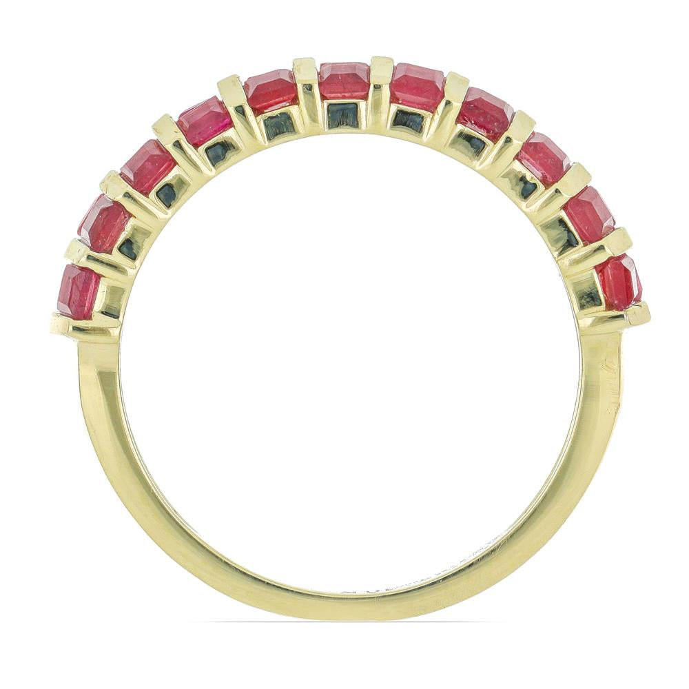 Goldring mit Rubin aus Madagaskar 2 