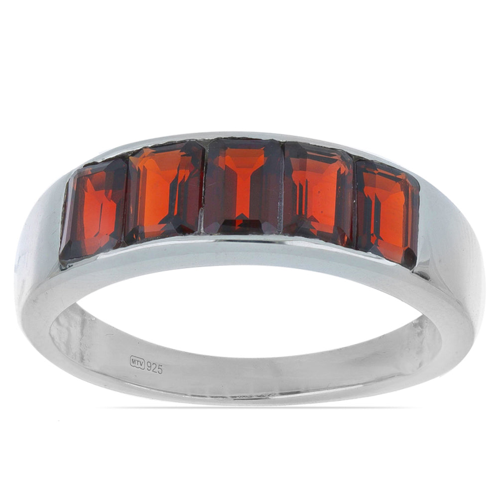Silberring mit Barton Granat