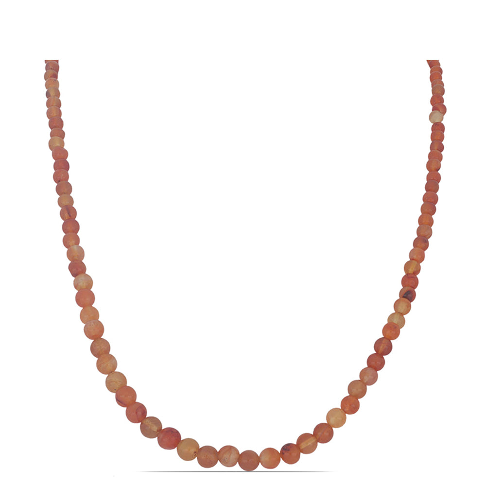 Silberhalskette mit Karneol 1 
