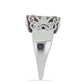 Silberring mit rotem Tigerauge aus Mount Brockman