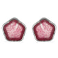 Silberohrringe mit rotem Quarz