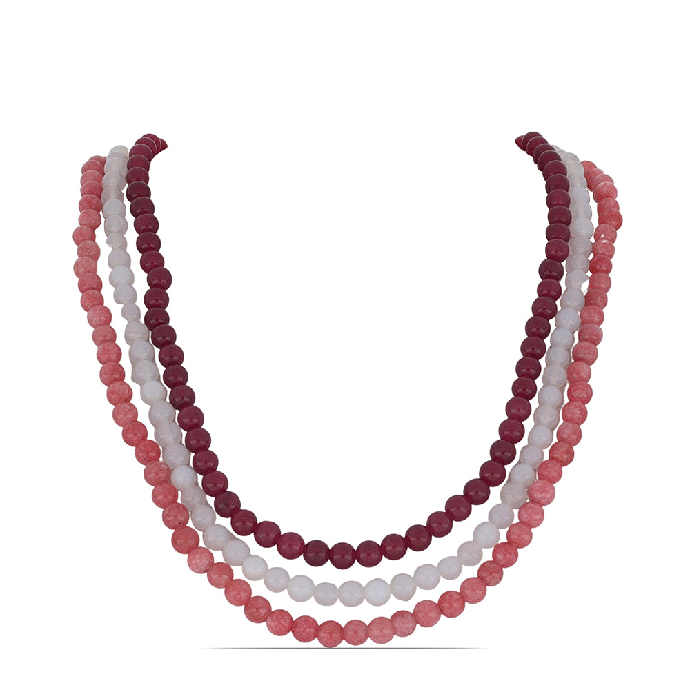 schmuckgarnitur aus Silber mit rosa Jadeit aus Marsden River 1 