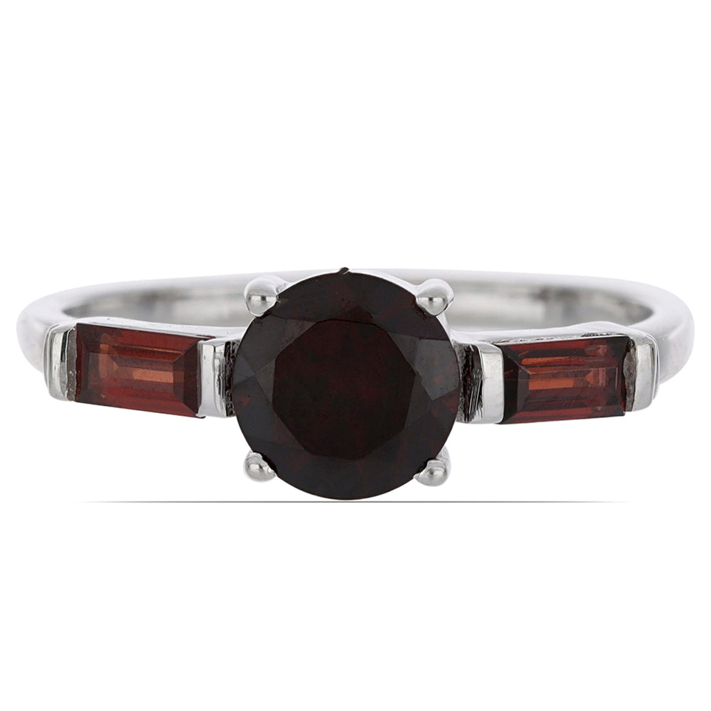 Silberring mit Barton Granat 1 