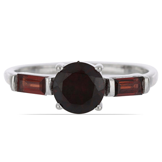 Silberring mit Barton Granat