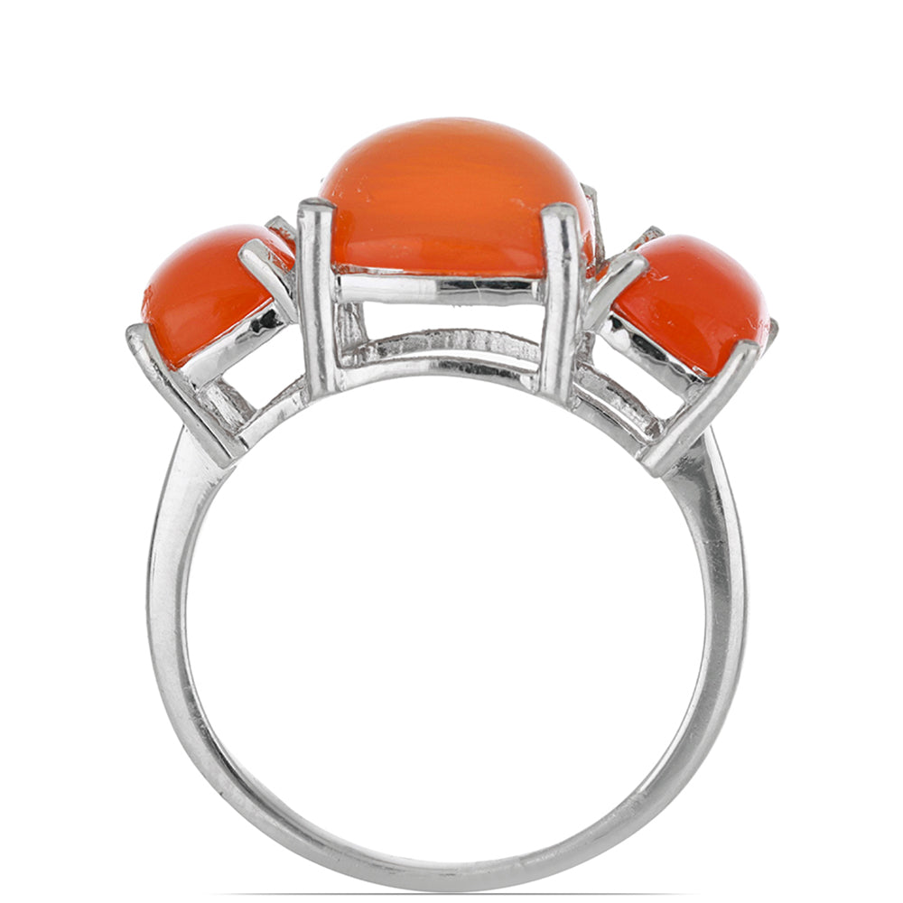 Silberring mit Karneol 3 