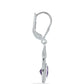 Silberohrringe mit Amethyst aus Vera Cruz
